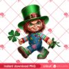 Chucky St Patricks Day PNG, Chucky Lucky Shamrock PNG