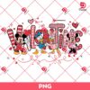 Disney Friends Valentine's Day PNG, Happy Valentine Mickey Friends PNG