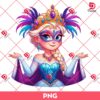 Elsa Mardi Gras PNG, Disney Princess Mardi Gras PNG, Mardi Gras Festival Princess PNG
