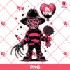 Freddy Krueger Be Mine Valentine PNG, Horror Killers Valentines Day PNG