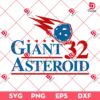Giant Asteroid 32 SVG PNG, Colossal Asteroid 32 SVG PNG EPS DXF