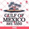 Gulf Of Mexico Est 1550 PNG Design, Mexico Gulf EST 1550 PNG