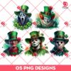 Horror Killers St Patricks Day PNG Bundle, St Patrick Horror Movie Characters Bundle PNG