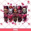 Horror Killers Valentines Day PNG, Scary Movie Characters Valentine PNG