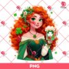 Merida St Patricks PNG, Disney Princess Saint Patricks Day PNG