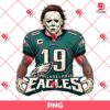 Michael Myers Eagles Football Player PNG, Philadelphia Eagles Horror Killer PNG
