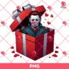 Michael Myers In A Valentines Gift Box PNG, Horror Character Valentines Day PNG, Horror Killers Valentine PNG