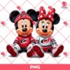 Mickey And Minnie Carolina Hurricanes Hockey PNG, Disney Mickey Minnie Hurricanes NHL Sport PNG