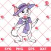 Miss Bianca SVG PNG EPS DXF, Disney Cartoon Character Miss Bianca SVG PNG