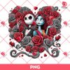 Nightmare Couple Valentines Day PNG, Jack And Sally Nightmare Valentine PNG