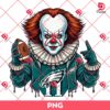 Pennywise Eagles Football PNG, Philadelphia Eagles Horror Killer NFL PNG