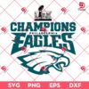 Philadelphia Eagles Super Bowl LIX 2025 SVG PNG, Eagles Football Champs 2025 SVG PNG