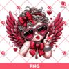 Retro Glitter Cupid Valentine PNG, Vintage Valentine Day PNG, Funny Cupid With Sunglasses Valentine Day PNG