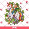 Rodeo Leprechaun Rides Unicorn PNG, Patricks Day Shamrock PNG, St Patricks Day Unicorn PNG