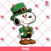 Snoopy St Patricks Day PNG, Peanuts Cartoon St Patrick PNG