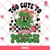 Too Cute To Pinch PNG, St Patricks Day PNG, Saint Patrick Day Shamrock PNG