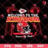 Welcome To The Kingdom KC Chiefs SVG PNG, Enter The Chiefs Realm Kansas City Helmet SVG PNG