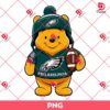 Winnie The Pooh Eagles Football PNG, Philadelphia Eagles Winnie The Pooh Cartoon PNG