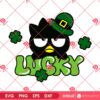 Badtz Maru St Patricks Day SVG PNG, Lucky Shamrock Badtz Maru PNG SVG, Sanrio St Patricks SVG