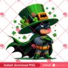 Batman St Patricks Day PNG, Superhero Saint Patricks Day PNG