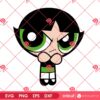 Buttercup SVG PNG EPS DXF Digital Design, PowerPuff Girl Buttercup SVG PNG