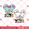 Disney Family Trip 2025 Mickey Minnie Mouse PNG, Minnie Mickey Disney 2025 PNG
