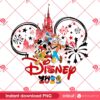 Disney Friends Vacation 2025 PNG, Disney Family Trip 2025 PNG, Mickey Mouse Friends 2025 PNG