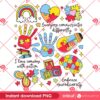 Everyone Communicates Differently PNG, Autism Month PNG, Autism Mom PNG