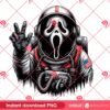 Ghostface Scream Astronaut PNG, Horror Movie Character In Space PNG