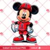 Los Angeles Angels Mickey Mouse Player PNG, MLB Baseball Mickey Angels PNG