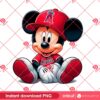 Mickey Los Angeles Angels PNG, Mickey Mouse Angels Baseball PNG, MLB Sport Disney Mouse PNG