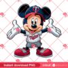 Mickey Mouse Minnesota Twins PNG, MLB Sport Disney Mickey Twins Baseball PNG