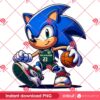 Milwaukee Bucks Sonic Basketball PNG, NBA Sport Sonic Bucks Player PNG