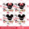 My First Disney Trip Bundle PNG, Family Trip Disney 2025 PNG Bundle
