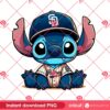 Stitch San Diego Padres PNG, MLB Baseball Stitch Padres PNG, SD Padres Stitch Baseball PNG