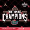 2025 Champs Florida Gators Basketball PNG Magic
