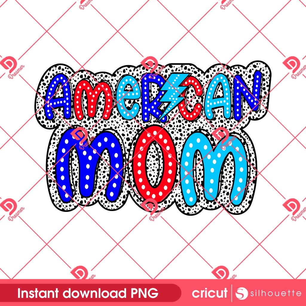 America Mama PNG, America Mom PNG, Mothers Day PNG
