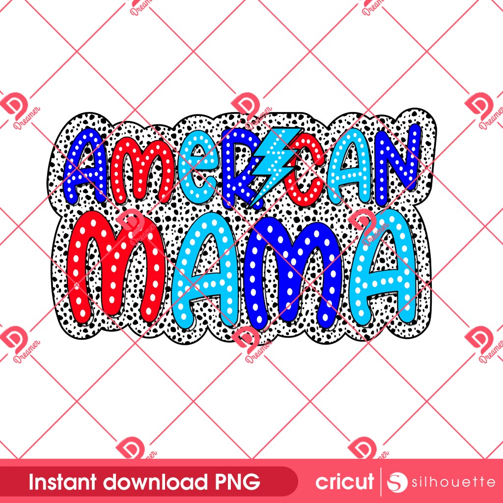 America Mama PNG, America Mom PNG, Mothers Day PNG