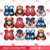 Avengers Mama PNG, Superhero Mama PNG, Happy Mothers Day Avengers Superhero PNG