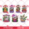 Bundle Easter Some Bunny's Baked 420 PNG, Bunny Easter Cannabis 420 Bundle PNG