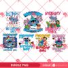 Bundle Mama Stitch And Lilo PNG, Mom Birthday Stitch PNG Bundle