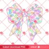 Checkerboard Pastel Bow Easter PNG, Happy Easter Day Coquette Bow PNG