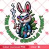 Easter Funny Bunny 420 PNG Design, Easter Stoner Bunny 2025 PNG, Easter Bunny Gardening Design PNG