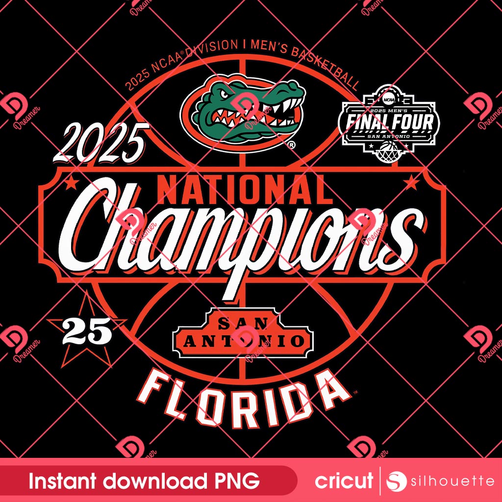 Florida Gators Basketball 2025 PNG, Florida Gators Final Four 2025 PNG, Florida Basketball Championship PNG