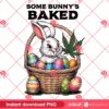 Funny 420 Easter Bunny Smoking Joint PNG, Stoner Weed Holiday PNG, Cannabis Eggs High Bunny Spring PNG