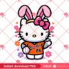 Hello Kitty Baltimore Orioles Bunny Easter PNG, Easter 2025 MLB Orioles Baseball Hello Kitty PNG