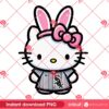 Hello Kitty Bunny Easter Chicago White Sox PNG, Hello Kitty MLB Baseball Chicago White Sox PNG