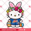 Hello Kitty Bunny Easter NY Mets PNG, Hello Kitty MLB Baseball New York Mets PNG