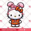 Hello Kitty Bunny Easter SF Giants PNG, Hello Kitty MLB Baseball San Francisco Giants PNG