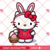 Hello Kitty Los Angeles Angels Bunny Easter PNG, Easter 2025 MLB LA Angels Hello Kitty PNG